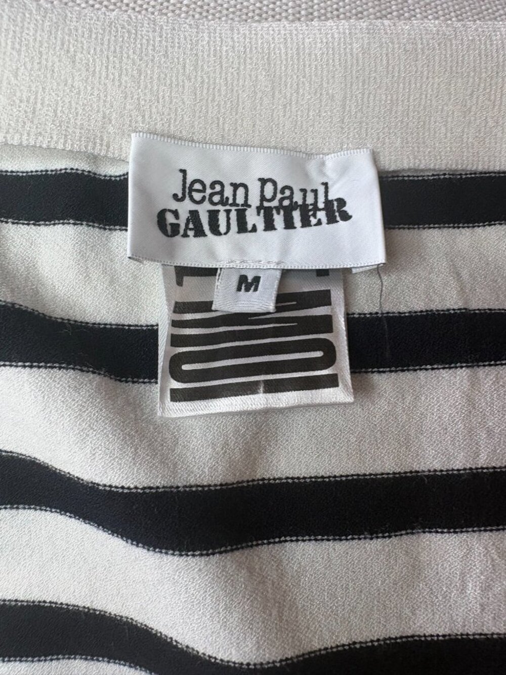 Jean Paul Gaultier, Marinière striped miniskirt | Size: M - Picture 9 of 11